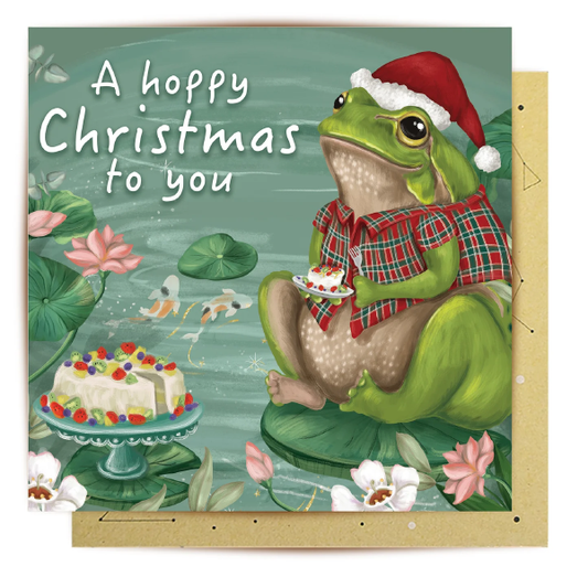 LALA CARD A HOPPY CHRISTMAS