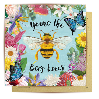 LALA CARD ENCHANTED GARDEN BEE