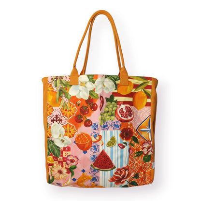 LALA GRAND CANVAS BAG ITALIAN SUMMER