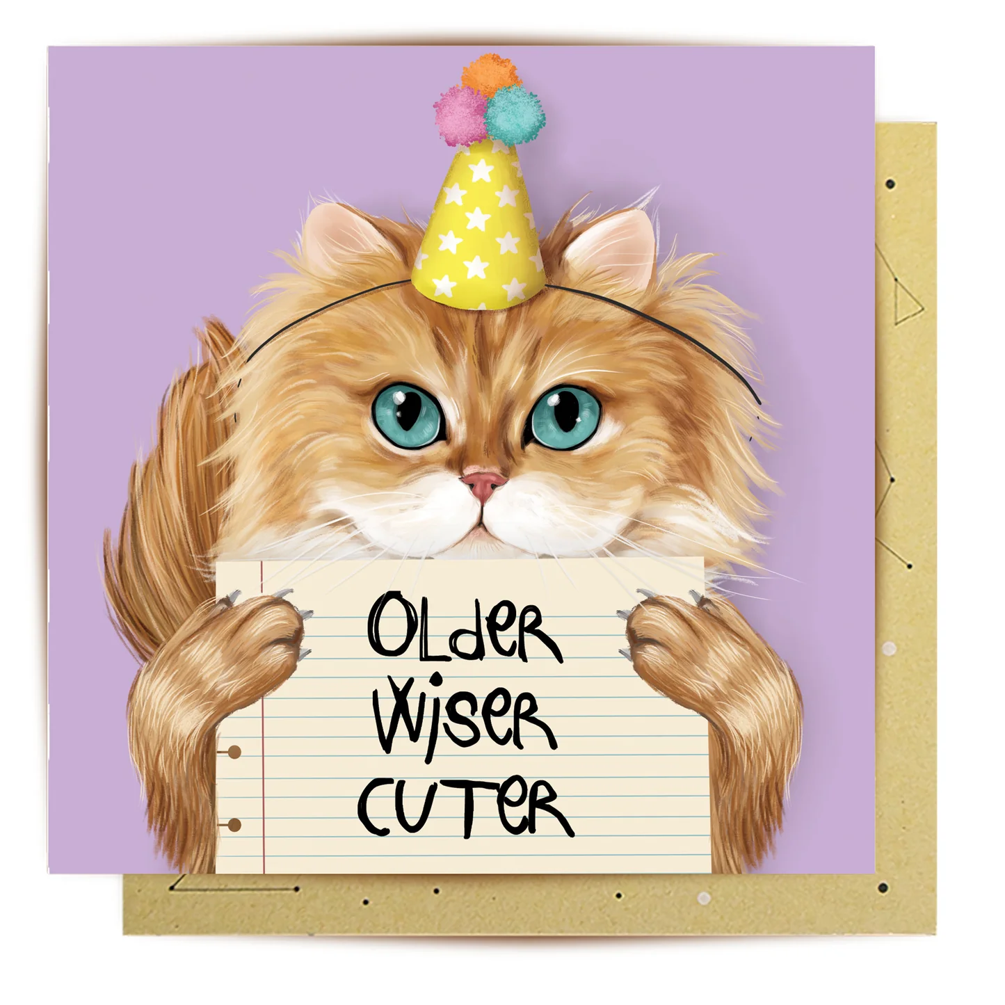 LALA CARD OLDER WISER CUTER