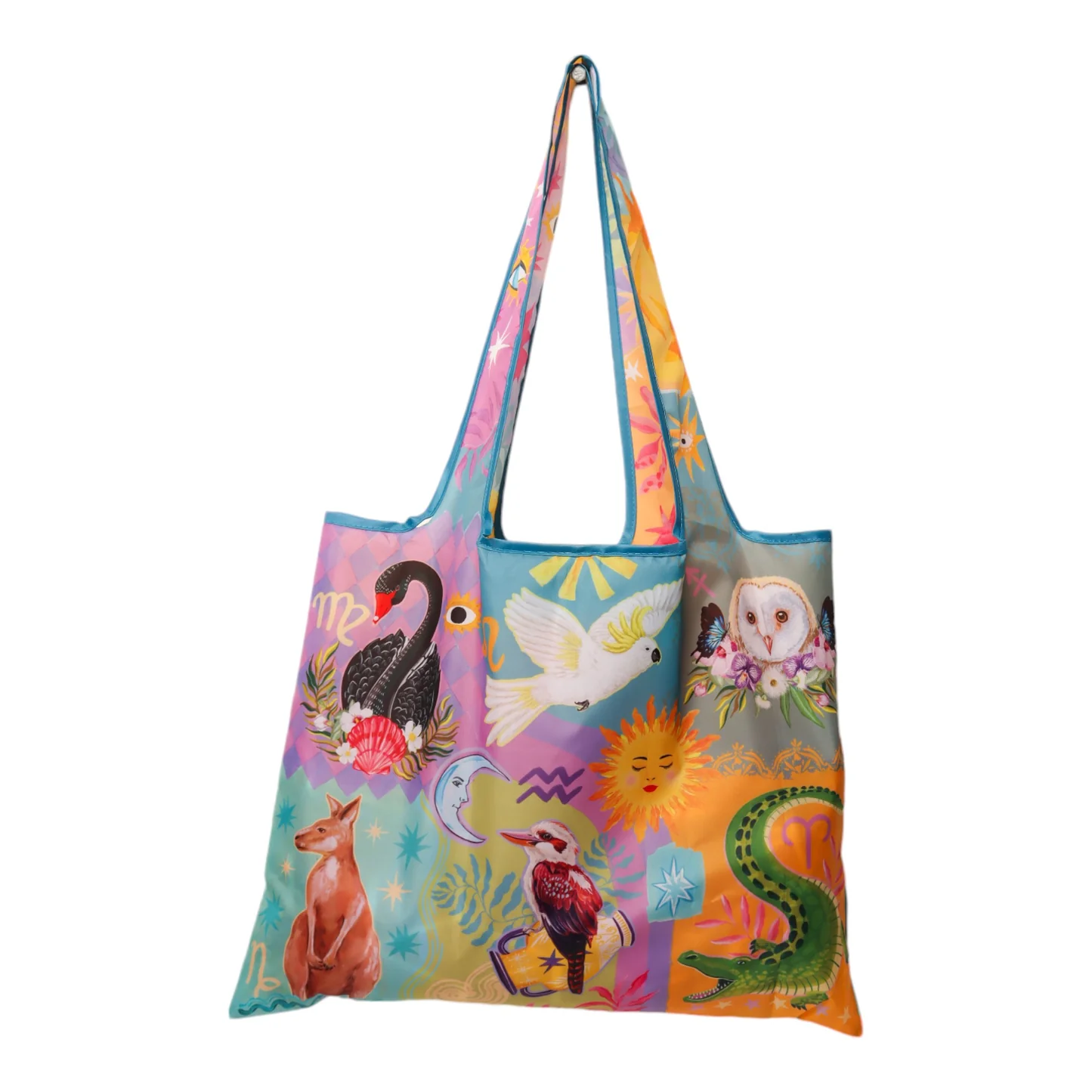 LALA FOLDABLE SHOPPER BAG AUSSIE ASTROLOGY