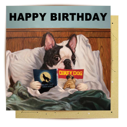 LALA CARD DIRTY DOG
