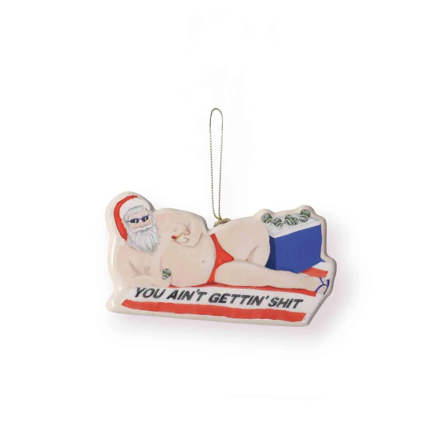 3D BAUBLE SANTA'S BBQ