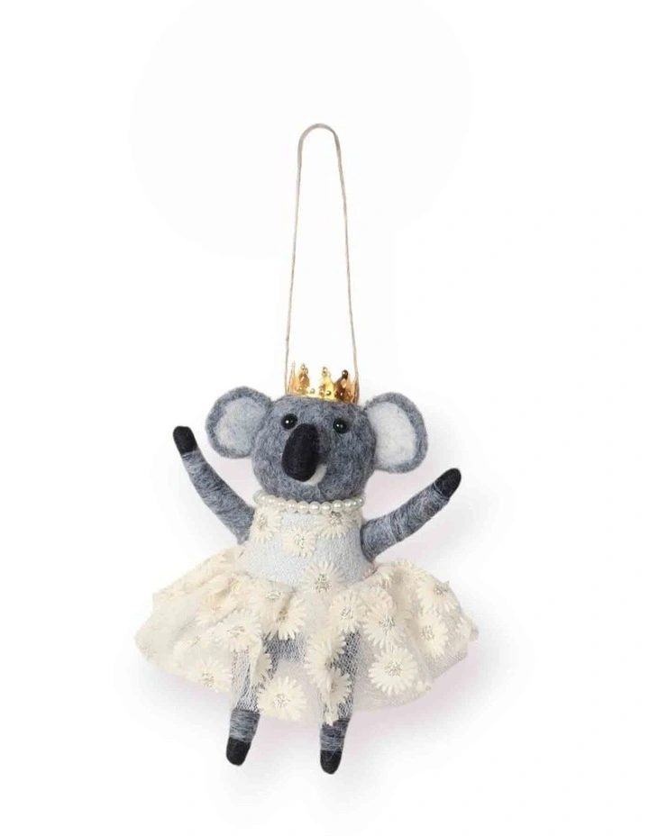 FELT ORNAMENT CUTE KOALLERINA