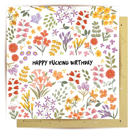 LALA CARD HAPPY FUCKING BIRTHDAY