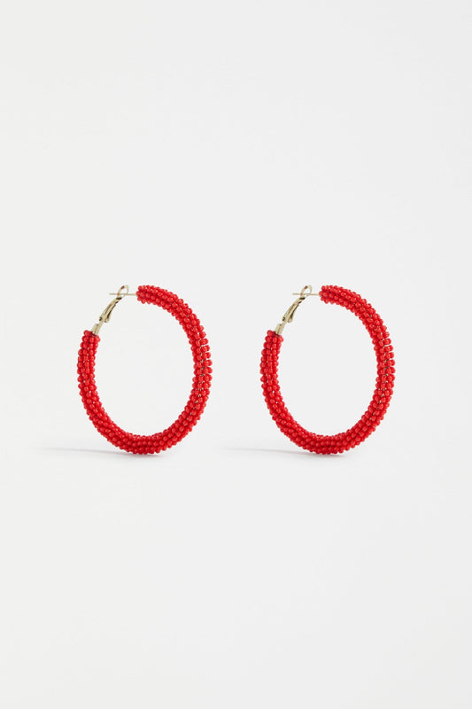 ELK JATO HOOP EARRING FLAME [CLR:FLAME]