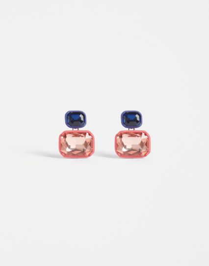 ELK JULE STUD EARRING CORAL ORANGE [CLR:CORAL ORANGE]