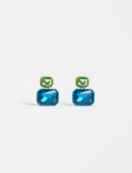 ELK JULE STUD EARRING TEAL [CLR:TEAL]