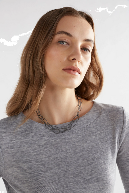 ELK NIIKA NECKLACE GUNMETAL