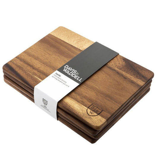 ACACIA SERVING BOARD SET 4