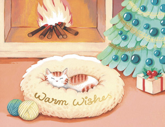 JOO JOO CARD CAT WARM WISHES