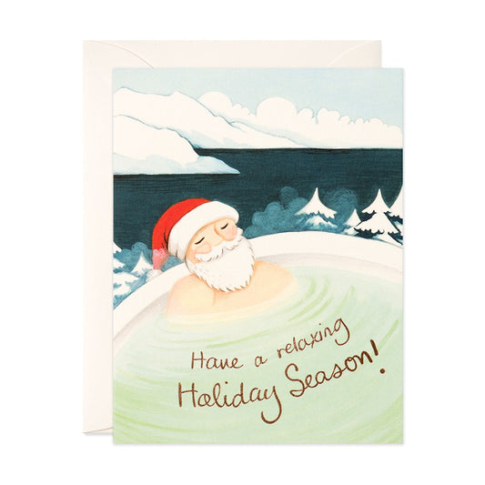 JOO JOO CARD HOT SPRING SANTA