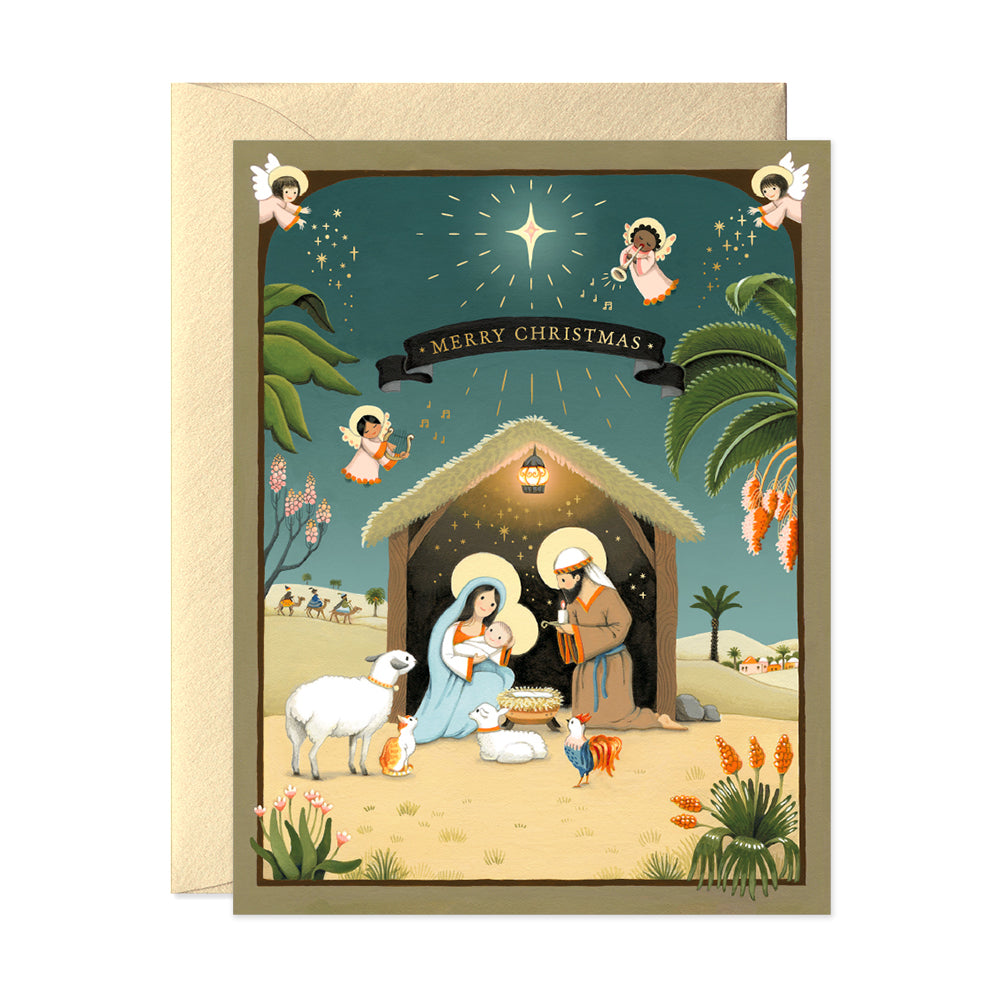 JOO JOO CARD NATIVITY CHRISTMAS