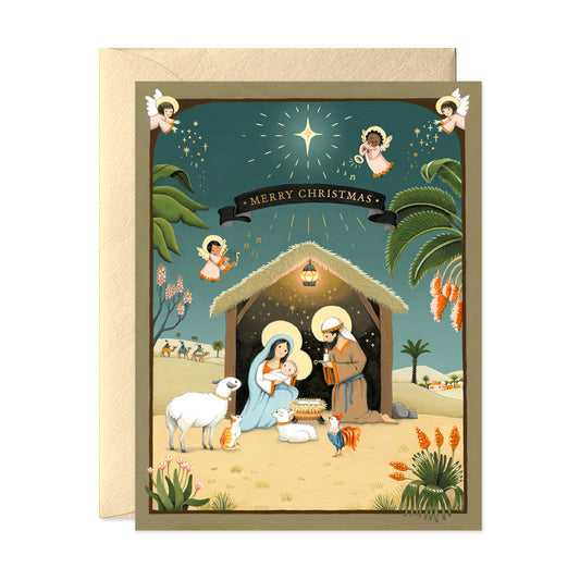 JOO JOO CARD NATIVITY CHRISTMAS