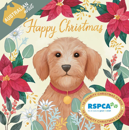 CHARITY CHRISTMAS CARD PACK RSPCA - CHRISTMAS DOG