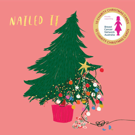 CHARITY CHRISTMAS CARD PACK BCNA - NAILED IT