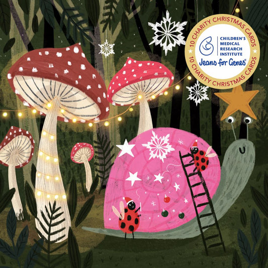 CHARITY CHRISTMAS CARD PACK CMRI - MUSHROOM FOREST