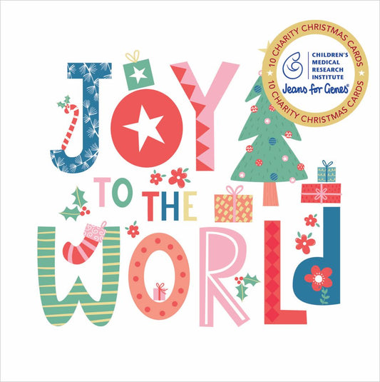 CHARITY CHRISTMAS CARD PACK CMRI - JOY TO THE WORLD