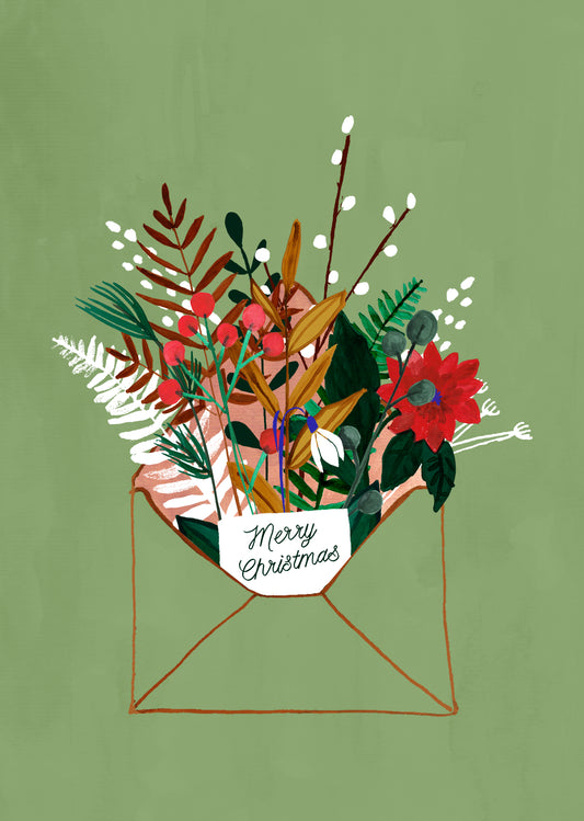 REDDISH DESIGN CARD ENVELOPE