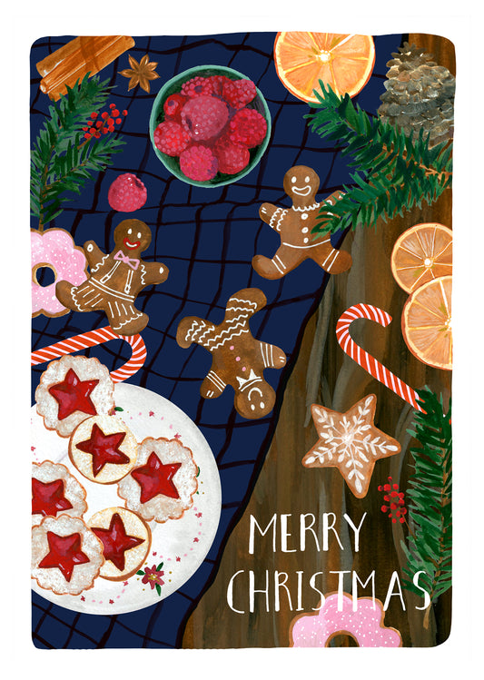 REDDISH DESIGN CARD COOKIE TABLE