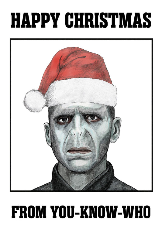 QUITE GOOD CARD OLDERMORT CHRISTMAS