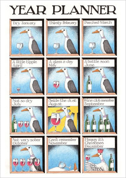 SIMON DREW CARD YEAR PLANNER
