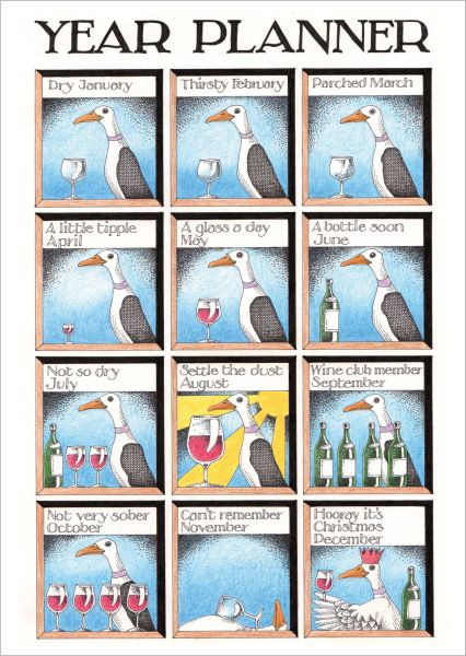 SIMON DREW CARD YEAR PLANNER