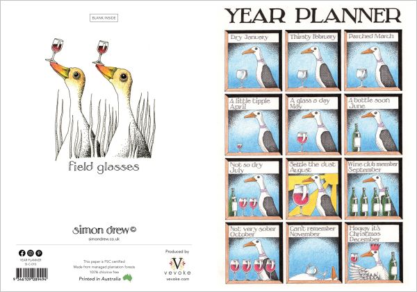 SIMON DREW CARD YEAR PLANNER