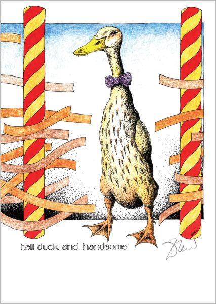 SIMON DREW CARD TALL DUCK & HANDSOME