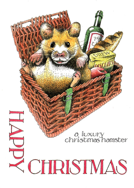 SIMON DREW CARD CHRISTMAS HAMSTER