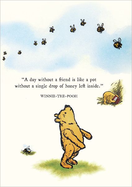 WINNIE CARD WITHOUT A FRIEND