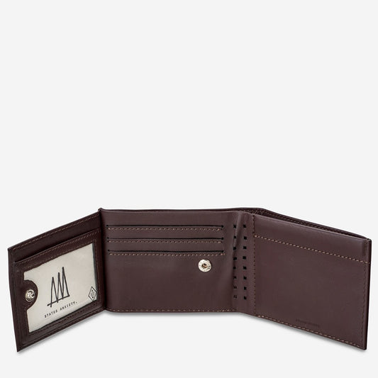 STATUS ANXIETY NOAH WALLET CHOCOLATE [CLR:CHOCOLATE]