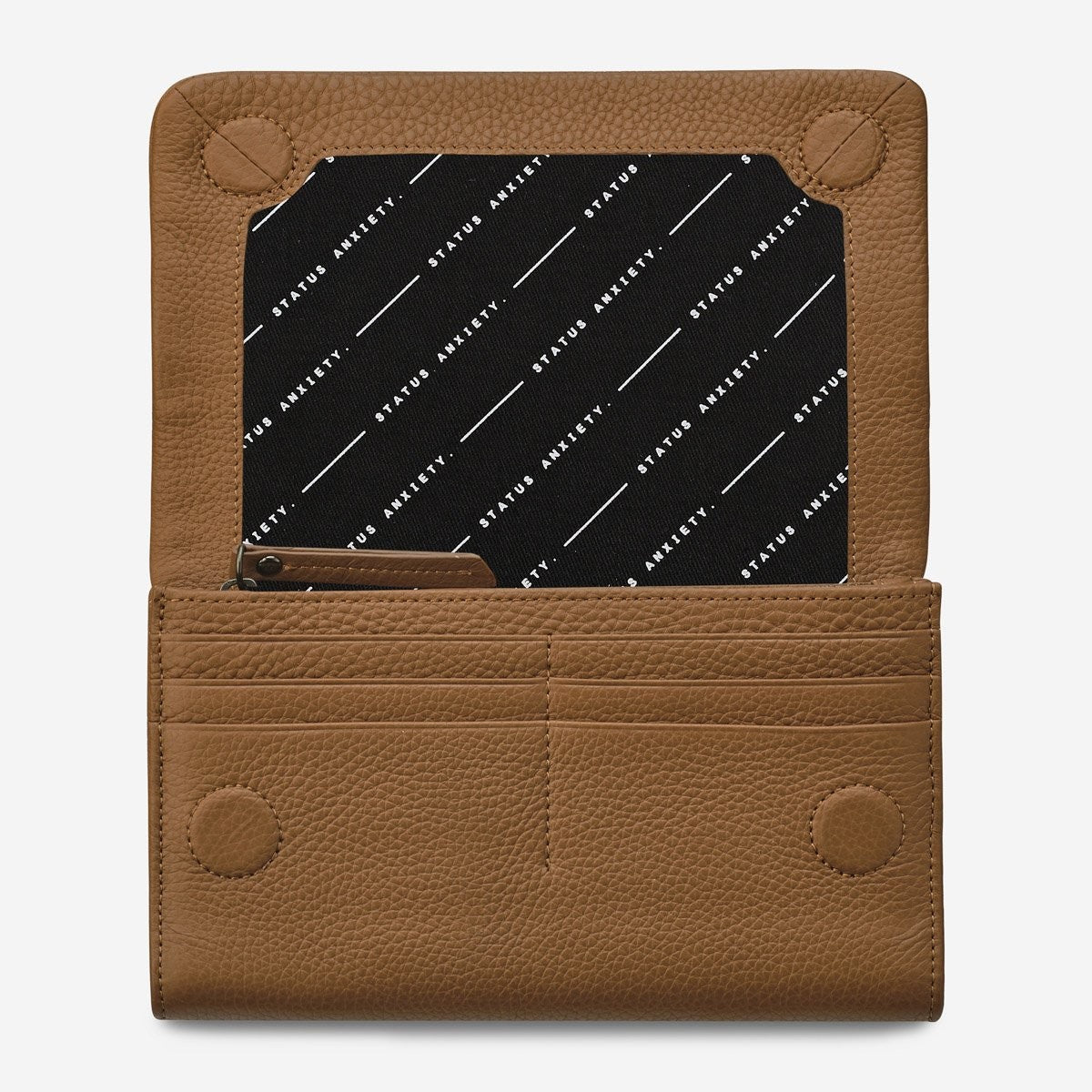 STATUS ANXIETY REMNANT WALLET TAN