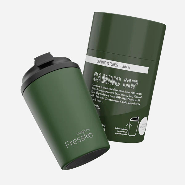 FRESSKO CERAMIC CAMINO CUP KHAKI 340ML