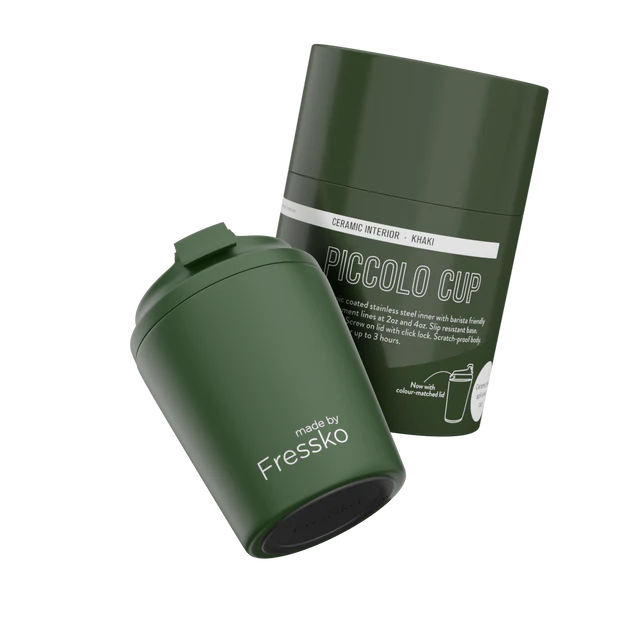FRESSKO CERAMIC PICCOLO CUP KHAKI 120ML