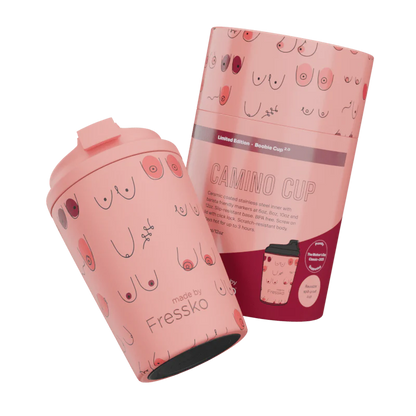 FRESSKO CERAMIC CAMINO CUP BOOBIE 2.0 LIMITED EDITION PEACHY