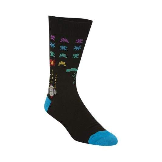 BAMBOOZLD SOCKS SPACE INVADERS SIZE 7-11