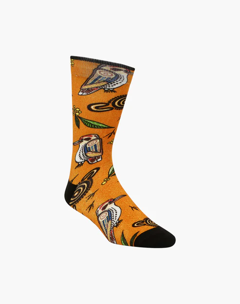 BAMBOOZLD SOCKS NATIVE AUS KOOKABURRA