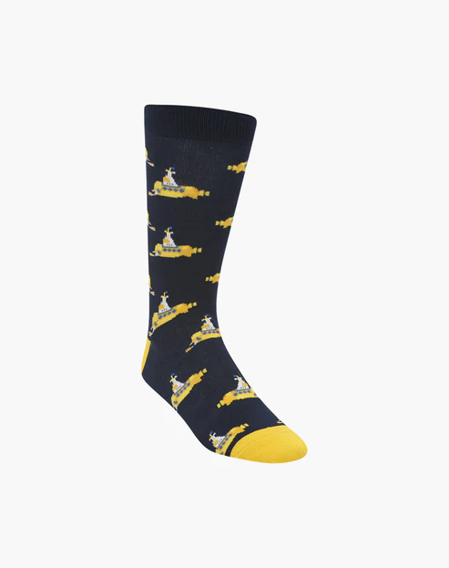 BAMBOOZLD SOCKS YELLOW SUBMARINE SIZE 7-11