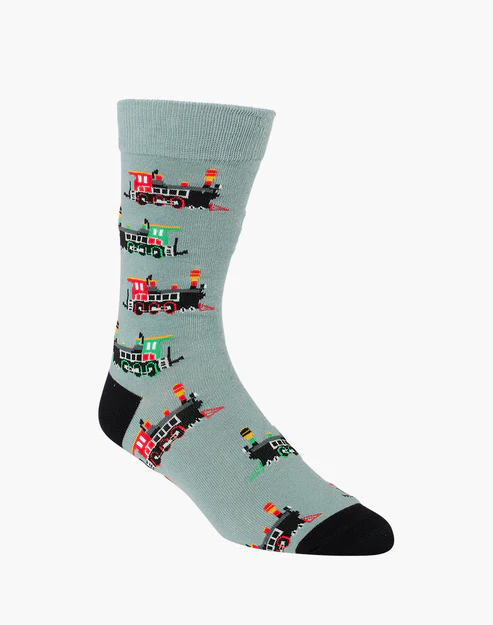 BAMBOOZLD SOCKS STEAM TRAIN SIZE 7-11
