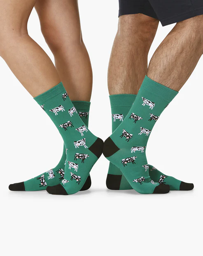 BAMBOOZLD SOCKS HOLY COW SIZE 11-14