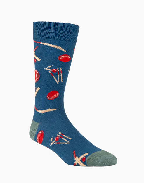 BAMBOOZLD SOCKS CRICKET STUMPS SIZE 7-11