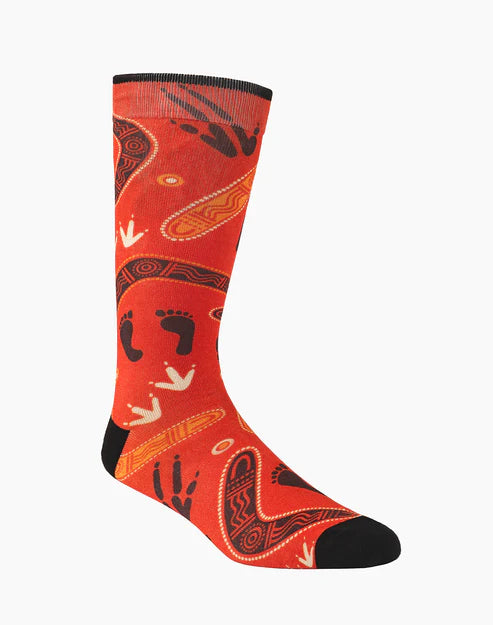 BAMBOOZLD SOCKS NATIVE AUSTRALIAN HUNTING SIZE 7-11