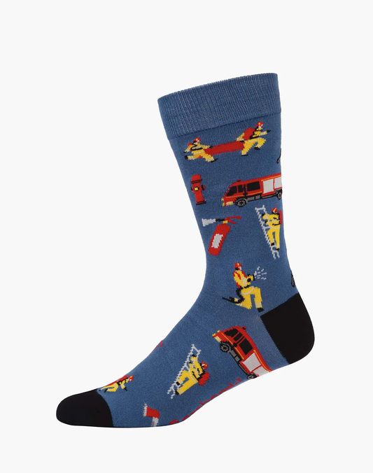 BAMBOOZLD SOCKS FIRE FIGHTER SIZE 7-11