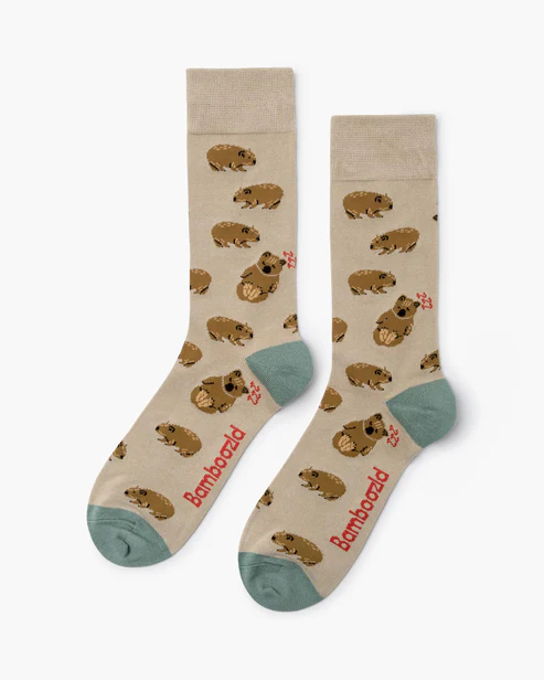 BAMBOOZLD SOCKS WALLY WOMBAT SIZE 7-11