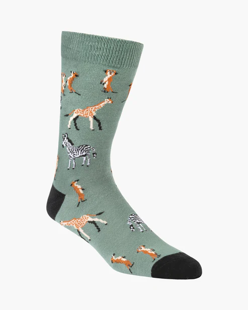 BAMBOOZLD SOCKS SAFARI SIZE 7-11