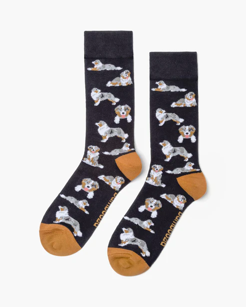BAMBOOZLD SOCKS AUSTRALIAN SHEPHERD SIZE 7-11