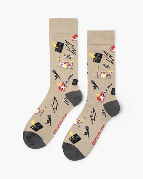 BAMBOOZLD SOCKS ROCK BAND SIZE 7-11