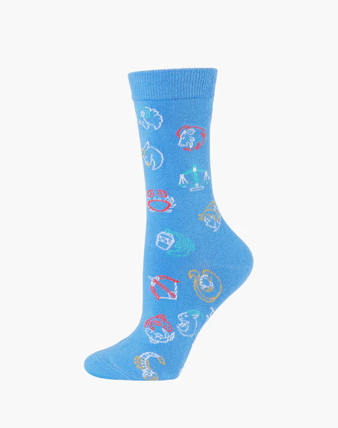 BAMBOOZLD SOCKS STAR SIGNS SIZE 2-8