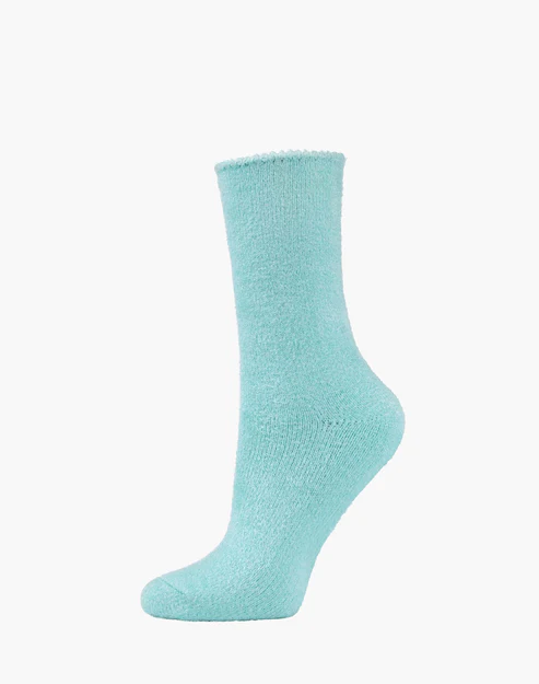 BAMBOOZLD FLUFFY BAMBOO BED SOCKS MINT SIZE 2-8